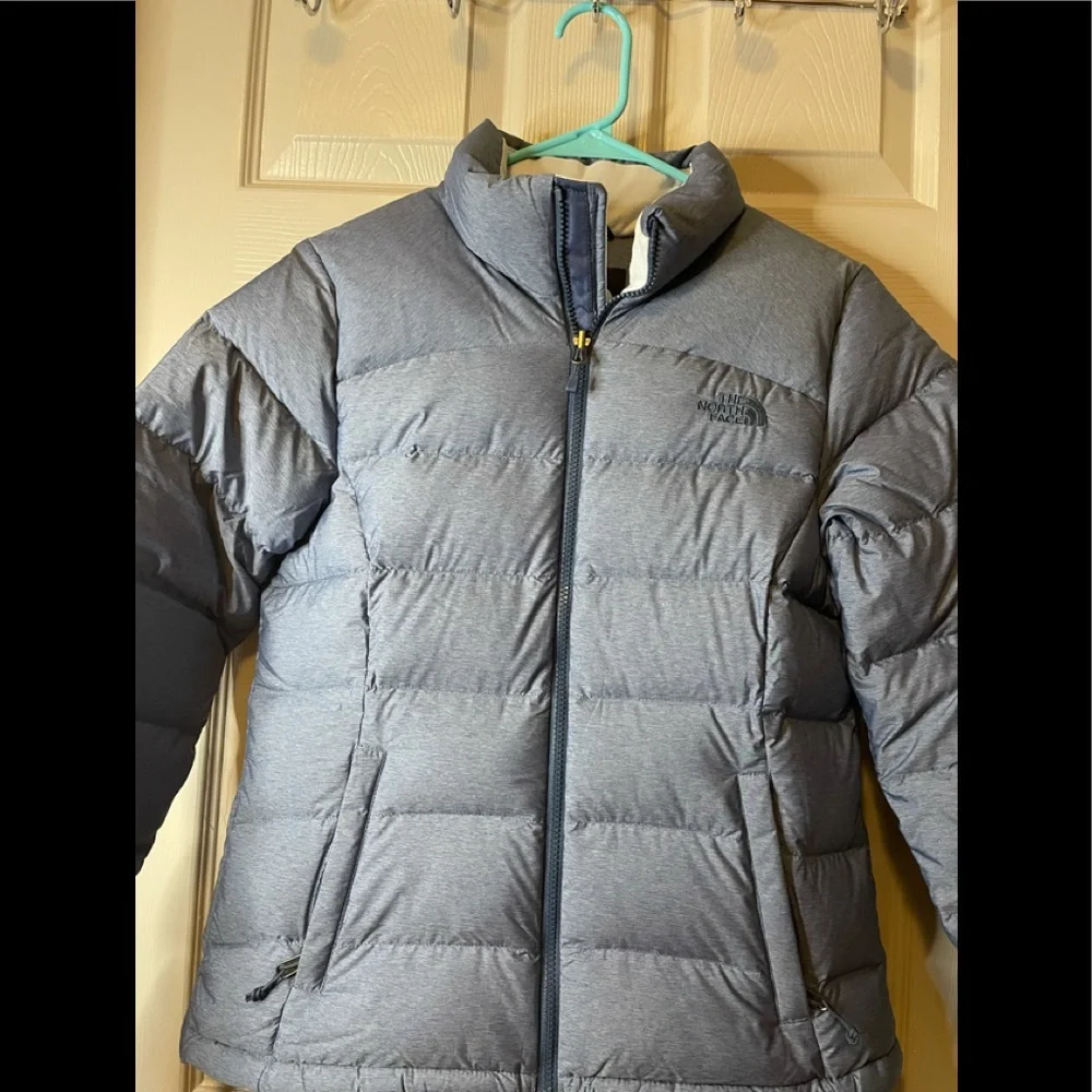 The North Face Blue Quilted Puffer Jacket Women Size‎ Small